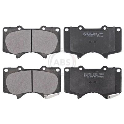 Kuva A.B.S. 37420 Jarrupalat akustisella kulumavaroittimella TOYOTA: HILUX 3 Pick up, Land Cruiser Prado 120, 150, MITSUBISHI: PAJERO 4