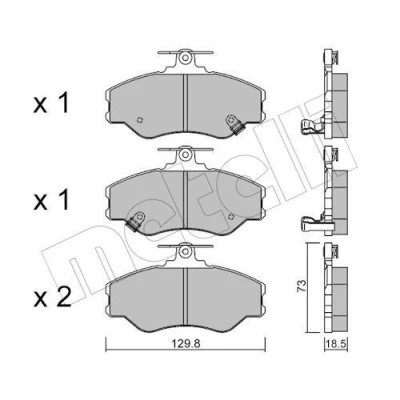 Kuva Jarrupalasarja, levyjarru METELLI 22 0366 0