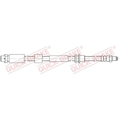 Kuva QUICK BRAKE 32.838 Jarruletku 590 M10x1 BMW: 1 Hatchback, 3 Sedan