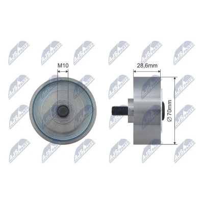 Kuva NTY RRK TY 004 Ohjainrulla TOYOTA: Hiace 4 Kasten, Bus, Land Cruiser Prado 120
