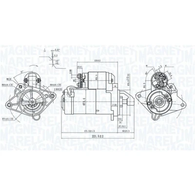 Kuva Startteri MAGNETI MARELLI 063721415010