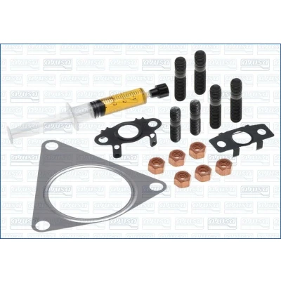 Kuva AJUSA JTC11834 Asennussarja Turboahdin with studs, syringe oil Tiivisteillä asennusohjeella AUDI: Q5