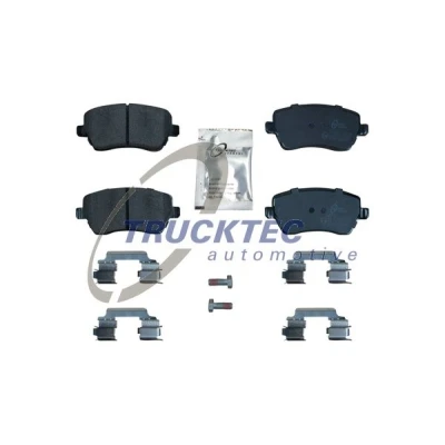 Kuva TRUCKTEC AUTOMOTIVE 02.35.449 Jarrupalat Etuakseli Ilman kulumisenilmaisinta RENAULT: CLIO 4, 3, Modus / Grand Modus, DACIA: Duster SUV, Lodgy
