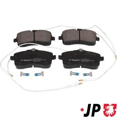Kuva JP GROUP 4163602510 Jarrupalat Etuakseli Sis. kulumisenilmaisimen PEUGEOT: 407 Sedan, SW
