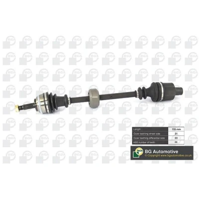 Kuva BGA DS7300RA Vetoakseli Etuakseli, oikea 725, 725 RENAULT: CLIO 2, Kangoo I Express,