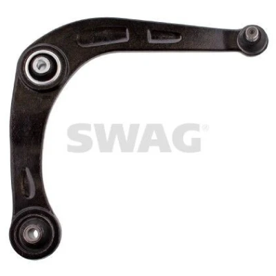 Kuva SWAG 62 73 0024 Alatukivarsi laakerilla Etuakseli, oikea, Alla Poikittaistukivarsi Teräsvalu PEUGEOT: 206 Hatchback, SW