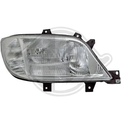 Kuva DIEDERICHS 1662084 Ajovaloumpio Oikea H1, H1/H7, H7 ilman sumuvaloa MERCEDES BENZ: Sprinter 3 T Van, Bussi
