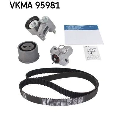 Kuva SKF VKMA 95981 Jakohihnasarja 219 Kiristysvaimentimella ja rullalla Pyöristetyllä hammasprofiililla KIA: CARNIVAL / GRAND 3