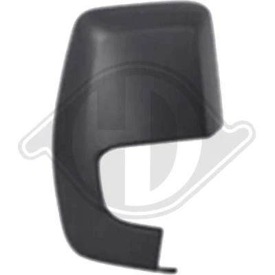 Kuva DIEDERICHS 1456128 Kotelo Ulkopeili Oikea Musta Rosoinen FORD: Tourneo Custom V362 Bussi