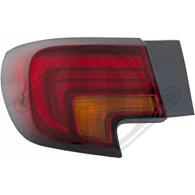Kuva DIEDERICHS 1808191 Takavalot Vasen Uloin osa LED Ilman lampun kantaa OPEL: Astra K Hatchback