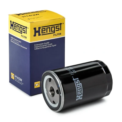 Kuva HENGST FILTER H14/2W Öljynsuodatin 3/4 16 UNF Ruuvattava suodatin VOLKSWAGEN: GOLF 1, 2, Transporter 4, AUDI: A6 C4 Avant, 100 Sedan