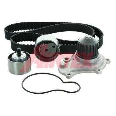 Kuva AIRTEX WPK 715601 Vesipumppu + Jakohihnasarja CHRYSLER: VOYAGER / Grand 3, 4, PT Cruiser Farmari, JEEP: Cherokee III
