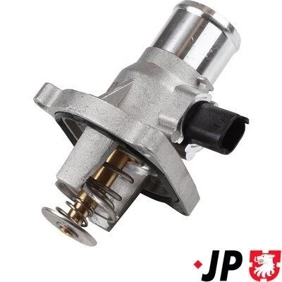 Kuva JP GROUP 1214500200 Termostaattikotelo Anturilla OPEL: Astra H Caravan, J Hatchback, Zafira B, CHEVROLET: Cruze Farmari, Aveo / Kalos Hatchback