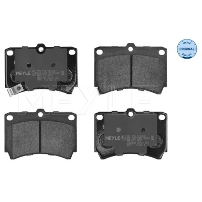Kuva MEYLE 025 216 5415/W Jarrupalat ORIGINAL Quality Etuakseli akustisella kulumavaroittimella Huudonvaimennuspellillä MAZDA: FAMILIA 4, 323 P V Hatchback