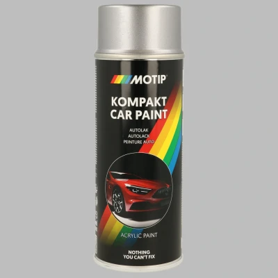 Kuva MOTIP 55170 Ajoneuvo yhdistelmämaali 400ml aerosoli musta Kompakt silver metallic 12 ml