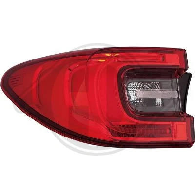 Kuva DIEDERICHS 4446091 Takavalot Vasen Uloin osa PY21W, LED