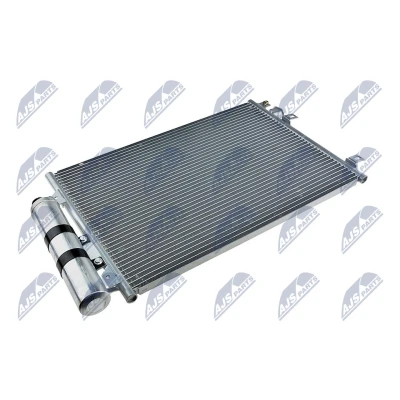 Kuva NTY CCS RE 007 Ilmastoinnin Lauhdutin Vedenerottimella Alumiini RENAULT: CLIO 2
