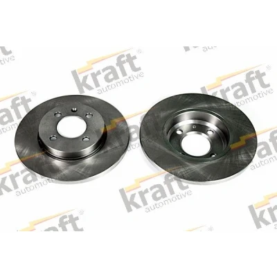 Kuva KRAFT Jarrulevy VOLKSWAGEN: GOLF 3, Passat B3/B4 Sedan, Variant 256mm 12,9mm 4 täysi 6040060 357615301 Jarrulevyt