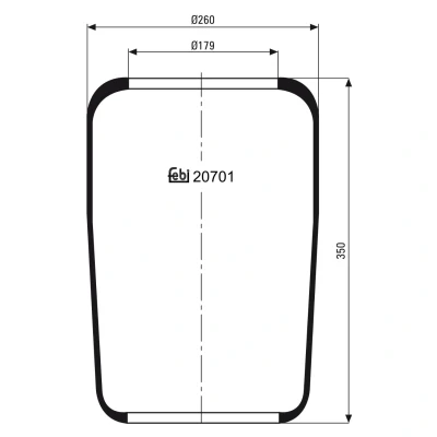Kuva FEBI BILSTEIN 20701 Metallipalje, ilmajousitus