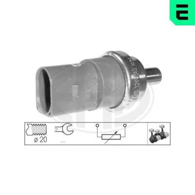Kuva Tunnistin, jäähdytysnesteen lämpötila Audi, Bentley, Dodge, Ford, Jeep, Mercedes benz, Mitsubishi, Porsche, Seat, Skoda, Vw OE 013 542 78 17, 06A