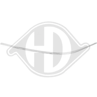 Kuva DIEDERICHS 1647162 Puskurin Lista Eteen, oikea MERCEDES BENZ: S sarja Sedan (W221) 500 CGI 4 matic, 350 CDI 3.0, 3.5, 450 4.7