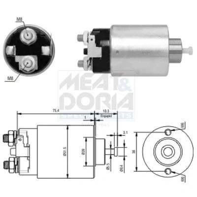 Kuva Magneettikytkin, startti MEAT &amp; DORIA 46178