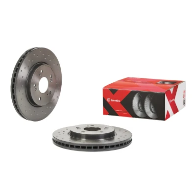 Kuva BREMBO 09.B648.1X Jarrulevyt 296 28 5 rei&#039;itetty/tuuletettu sisältä pinnoitettu Ruuveilla HONDA: CR V 3, 4