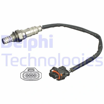 Kuva DELPHI ES20427 12B1 Lambda Anturi Planarsondi, Lämmitetty OPEL: Astra J Hatchback, Sports Tourer, Corsa D Hatchback