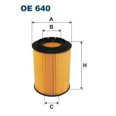 Kuva Öljynsuodatin AUDI, FORD, MERCEDES BENZ, PORSCHE, VW OE 000 180 15 09, 021 115 562A, 1 025 629