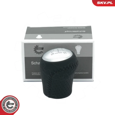 Kuva ESEN SKV 63SKV082 Vaihdekepin nuppi 6 vaihteinen Nahka