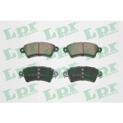Kuva LPR 05P766 Jarrupalat PEUGEOT: 206 Hatchback, 306 Sedan, CITROËN: Xsara Farmari, Coupe, Hatchback