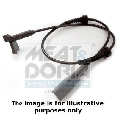 Kuva MEAT &amp; DORIA 90594E ABS anturi Etuakseli, oikea, vasen Hall 2 napaa 645mm PEUGEOT: 307 Hatchback, SW, 3008 I