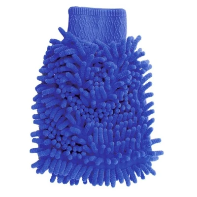 Kuva AMiO Cwash 09 01750 Autonpesukinnas 18 Microfibre Wash Glov Mikrokuitu sininen