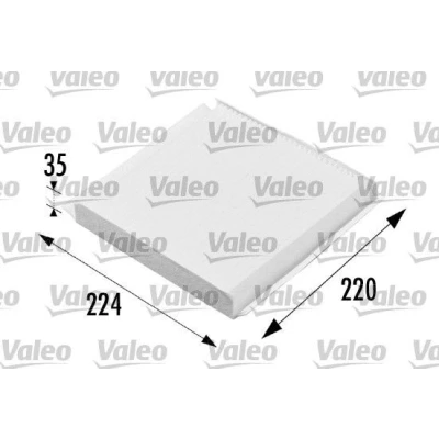 Kuva VALEO CLIMFILTER COMFORT 698657 Raitisilmasuodatin Hiukkassuodatin 224 220 30 CITROËN: Xsara Farmari, Berlingo / First I, Coupe