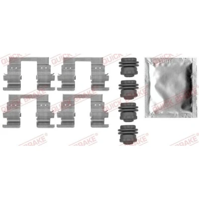 Kuva QUICK BRAKE 109 0013 Tarvikesarja, Jarrupala OPEL: Astra K Sports Tourer, Hatchback, Mokka / X, CHEVROLET: Cruze Sedan