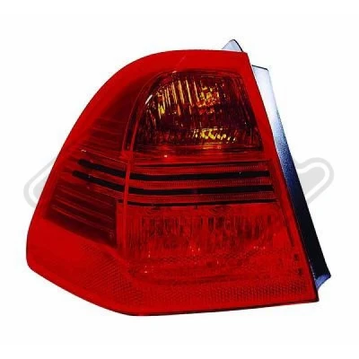Kuva DIEDERICHS 1216691 Takavalot Vasen Uloin osa P21W, PY21W punainen/keltainen Ilman lampun kantaa BMW: 3 Touring