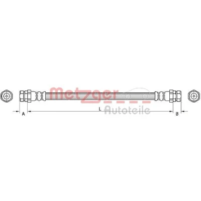 Kuva METZGER 4110883 Jarruletku 498