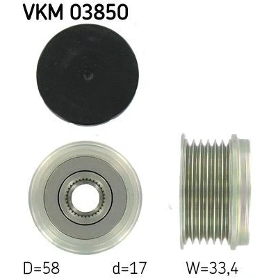 Kuva SKF VKM 03850 Laturin Vapaakytkin 33,4