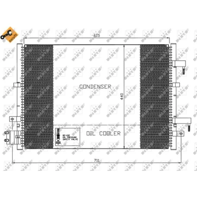 Kuva Kondensaattori, ilmastointilaite FORD MONDEO III, Sedan Turnier III OE 1222758, 1226113, 1232654