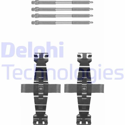 Kuva DELPHI LX0674 Tarvikesarja, Jarrupala AUDI: A6 C7 Avant, Q5, A7 Sportback, OPEL: Insignia B Grand Sport