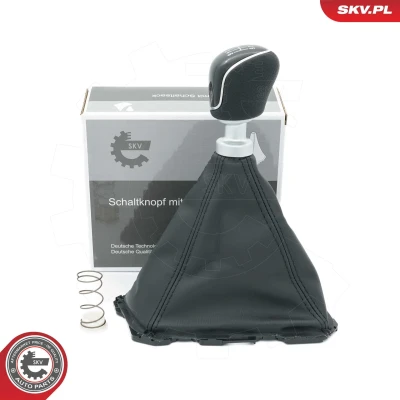 Kuva ESEN SKV 63SKV428 Vaihdekepin nuppi 6 vaihteinen PU (polyuretaani), Nahka FORD: MONDEO 4 Turnier