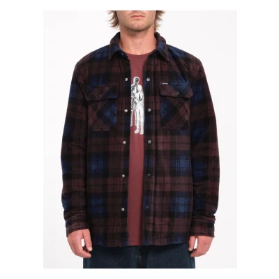 Kuva Volcom Bowered Vapaaajan kauluspaita, Koko: Small, Merlot