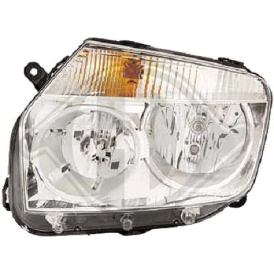 Kuva DIEDERICHS 4560081 Ajovaloumpio Vasen H7, H7/H1, H1 Kromi DACIA: Duster SUV
