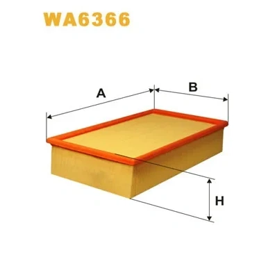 Kuva Ilmansuodatin WIX FILTERS WA6366