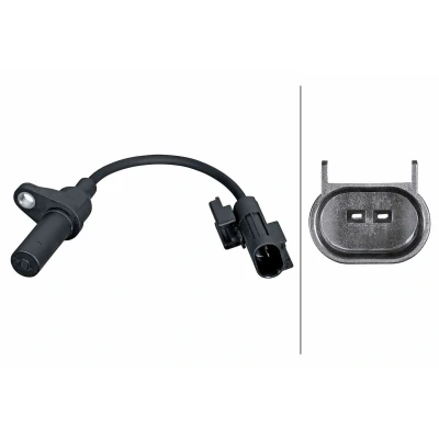 Kuva HELLA 6PU 358 381 631 Kampiakselin Asentotunnistin 2 napaa Hall anturi