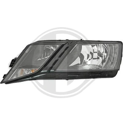 Kuva DIEDERICHS 7832183 Ajovaloumpio Vasen LED, H7/H7 Päiväajovalolla (LED) Valokorkeussäätimen moottorilla SKODA: Octavia 3 Schrägheck, Combi