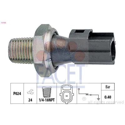 Kuva FACET 7.0145 Öljynpaineanturi 1/4 18NPT Made in Italy OE Equivalent FORD: Focus Mk1 Farmari, MONDEO 2, Transit Mk5 Van, FIAT: Ducato III Bussi
