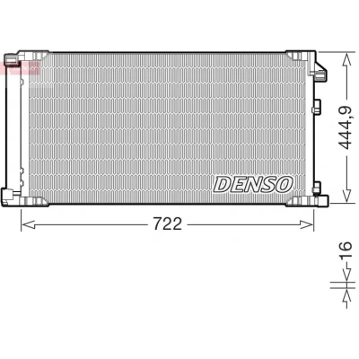 Kuva Kondensaattori, ilmastointilaite LEXUS NX OE 8846078010
