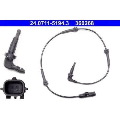 Kuva ATE 24.0711 5194.3 ABS Anturi 655