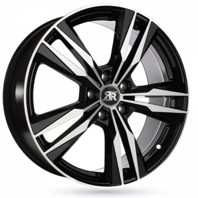 Kuva Racer VOLT Shiny Black Machined Face 6.5x16 4/108 ET32 B65.1